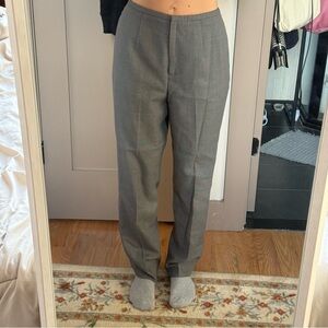 Gray 100% wool Tailored Pants